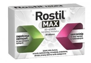 Rostil Max 500 mg, 30 tabletek
