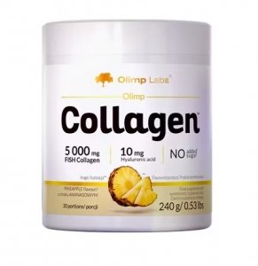 Olimp Collagen o smaku ananasowym, proszek, 240 g