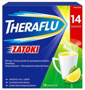 THERAFLU Zatoki x 14 saszetek