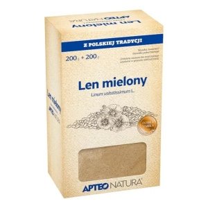 APTEO Len mielony 200 g + 200 g