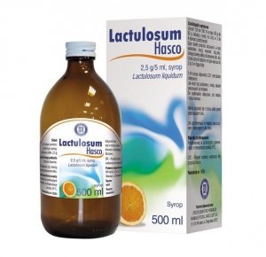 LACTULOSUM Hasco 2.5 g/5 ml syrop 500 ml