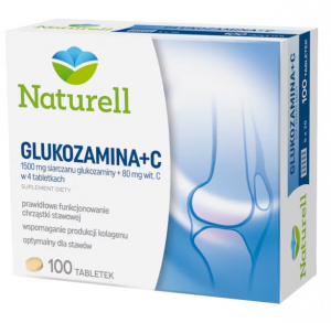 Naturell Glukozamina +C 100 Tabletek