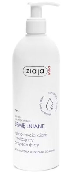 Ziaja Med Siemię lniane Żel do mycia ciała, 400 ml