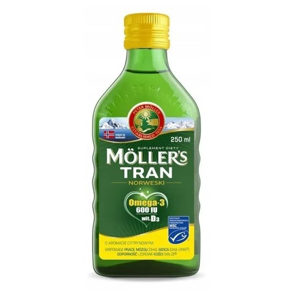 TRAN Mollers cytrynowy 250ml