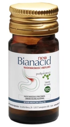 Neobianacid, Nadkwaśność i refluks, 14 tabletek do ssania