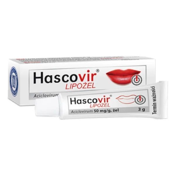 HASCOVIR Lipożel 50 mg/g żel 3g