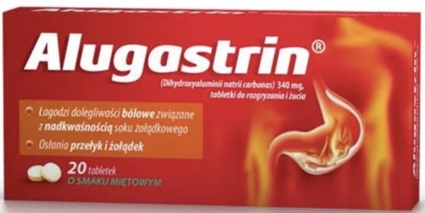 ALUGASTRIN x 20 tabletek