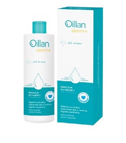 Oillan Derm+ Emulsja do kąpieli, 400 ml