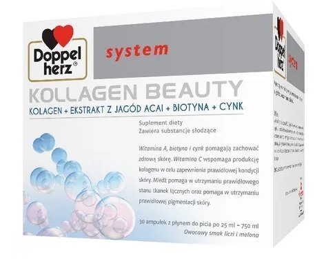 Doppelherz system Kollagen Beauty, 30 ampułek