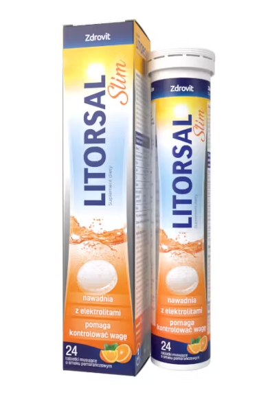 Zdrovit Litorsal Slim 24 Tabletki Musujące