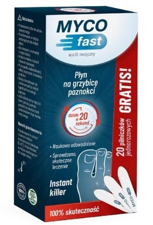 Mycofast płyn 5 ml + 20 pilniczków