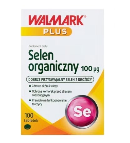 Selen organiczny 100 mcg, 100 tabletek