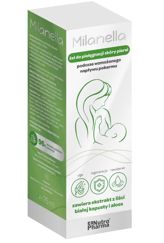 Milanella żel do pielęgnacji skóry piersi, 75 ml