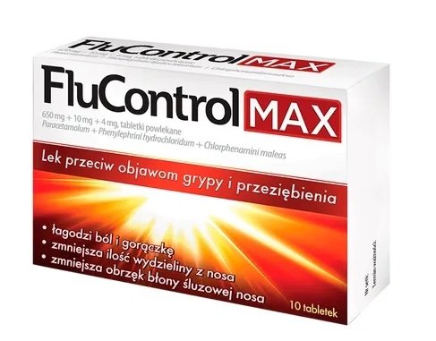 FluControl Max, 10 tabletek