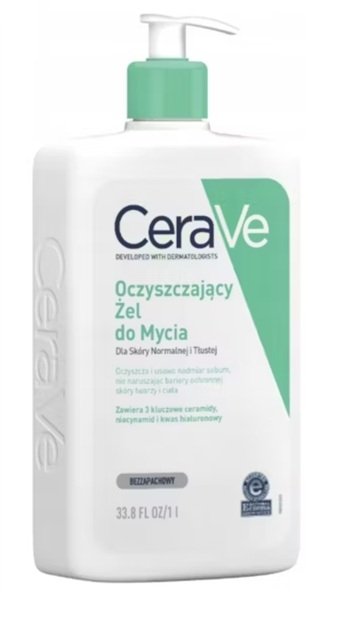 CeraVe Oczyszczający żel do mycia, 1000 ml
