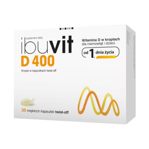 Ibuvit D400 30 Kapsułek Twist Off