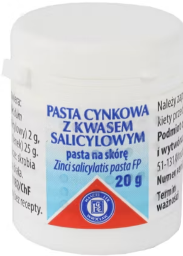 Pasta cynkowa z kwasem salicylowym 20 g