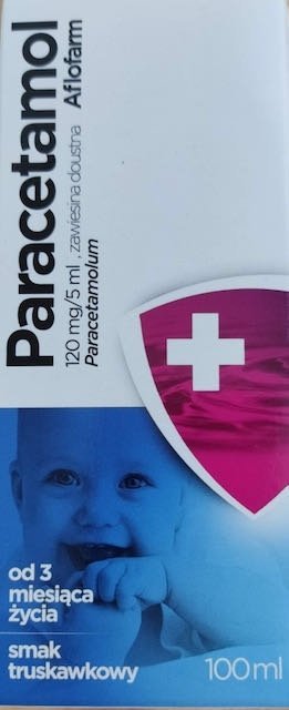 Paracetamol Aflofarm 120 mg/5 ml zawiesina doustna 100 ml
