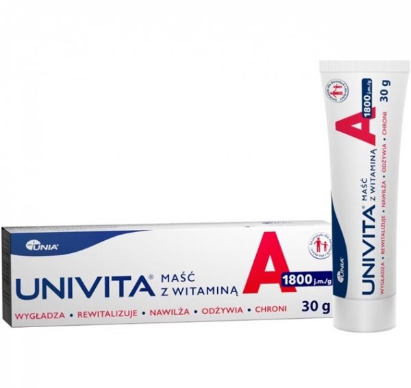 Univita, maść z witaminą A, 30 g