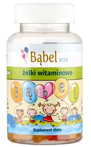 Bąbel Vita, żelki witaminowe dla dzieci, 60 sztuk