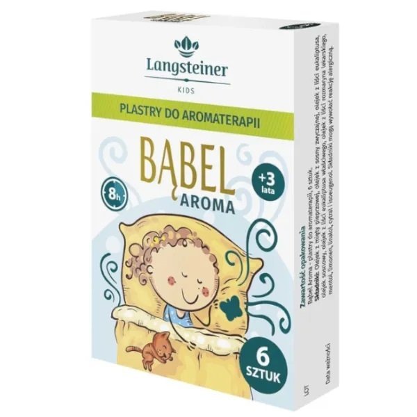 Bąbel Aroma Plastry Do Aromaterapii 6 sztuk