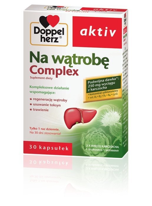 DOPPELHERZ AKTIV Na wątrobę Complex x 30 kapsułek