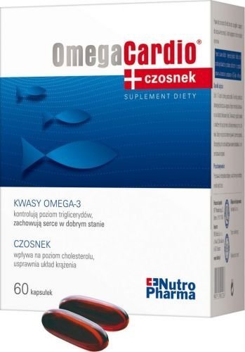 OMEGA Cardio + czosnek x 60 kapsułek