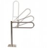 WC-Klappgriff 60cm aus rostfreiem Edelstahl