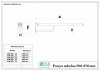 Uchwyt uchylny 75 cm dla niepełnosprawnych stal nierdzewna MODULAR