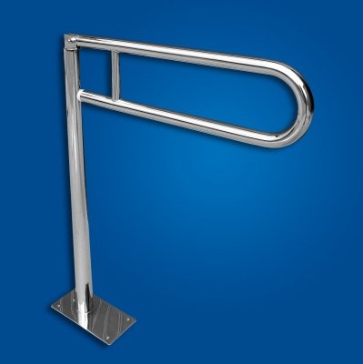 Uchwyt Uchylny WC dla Niepełnosprawnych wolnostojący 60cm stal nierdzewna fi32