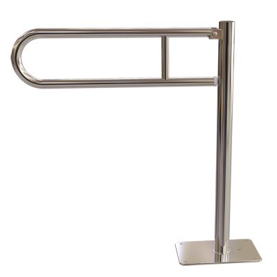 Uchwyt Uchylny WC Wolnostojący dla Niepełnosprawnych 80cm stal nier fi25