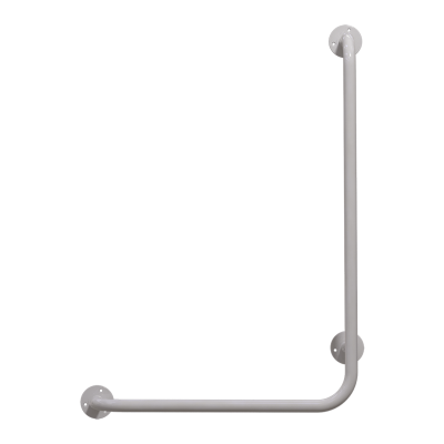 Uchwyt Kątowy dla Niepełnosprawnych prawy 100/60cm biały fi25