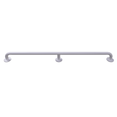 Uchwyt Prosty dla Niepełnosprawnych 130cm biały fi32 + MASKOWNICE