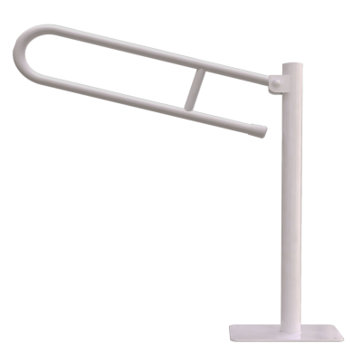 Uchwyt Uchylny WC Wolnostojący dla Niepełnosprawnych 70 cm biały fi25
