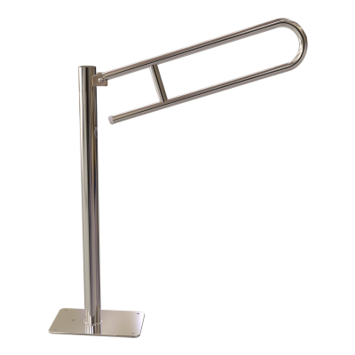 Uchwyt Uchylny WC Wolnostojący dla Niepełnosprawnych 80cm stal nier fi25