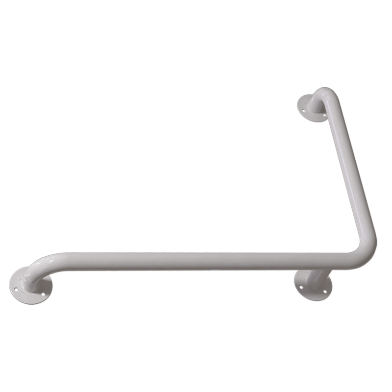 Uchwyt Kątowy dla Niepełnosprawnych lewy 100/60cm biały fi32