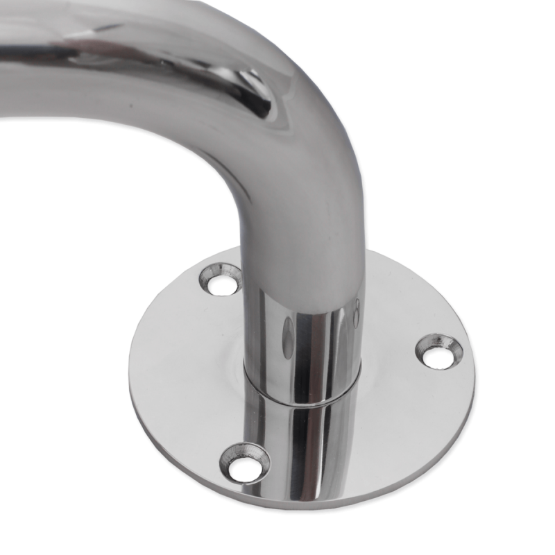 Uchwyt Kątowy dla Niepełnosprawnych lewy 100/60cm stal nier fi25