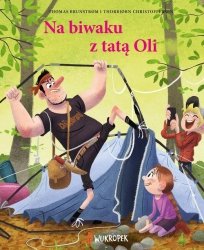 Z tatą Oli na biwaku