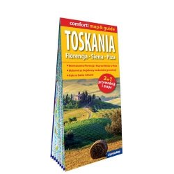 Toskania. Florencja, Siena, Piza laminowany map&guide (2w1: przewodnik i mapa)