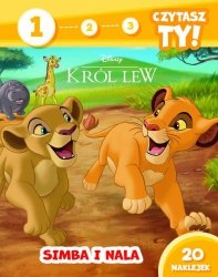 1, 2, 3, czytasz ty! Poziom 1. Simba i Nala. Disney Król Lew