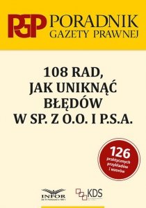 108 rad jak uniknąć błedów w sp. z o.o. i P.S.A
