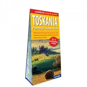 Toskania. Florencja, Siena, Piza laminowany map&guide (2w1: przewodnik i mapa)