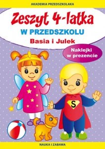 Zeszyt 4-latka Basia i Julek W przedszkolu