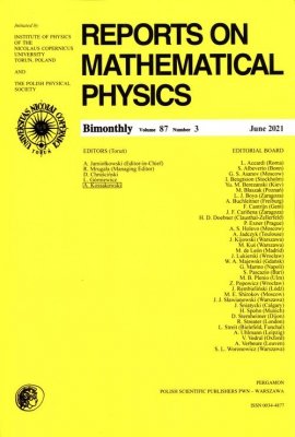 Reports On Mathematical Physics 87/3 Eksport
