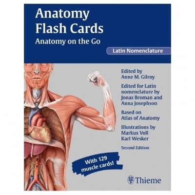 Gilroy, Anatomy Flash Cards, Latin