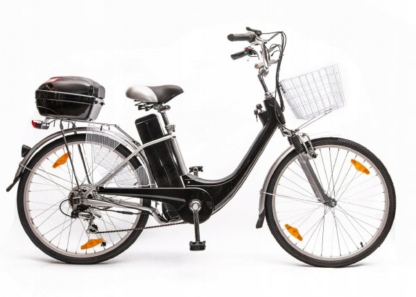 ROWER ELEKTRYCZNY CB1 12Ah/36v/250W Manetka+Kierunkowskazy 