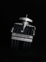 Ligaturka do saksofonu altowego Silverstein Titanium Black Gen. 5 ebonit small
