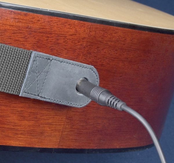 Pasek do gitary akustycznej Neotech Slimline Acoustic End Pin Jack Leather Long