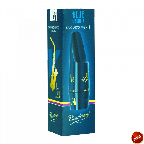 Ustnik do saksofonu altowego Vandoren Jumbo Java A45 Limited Blue Edition