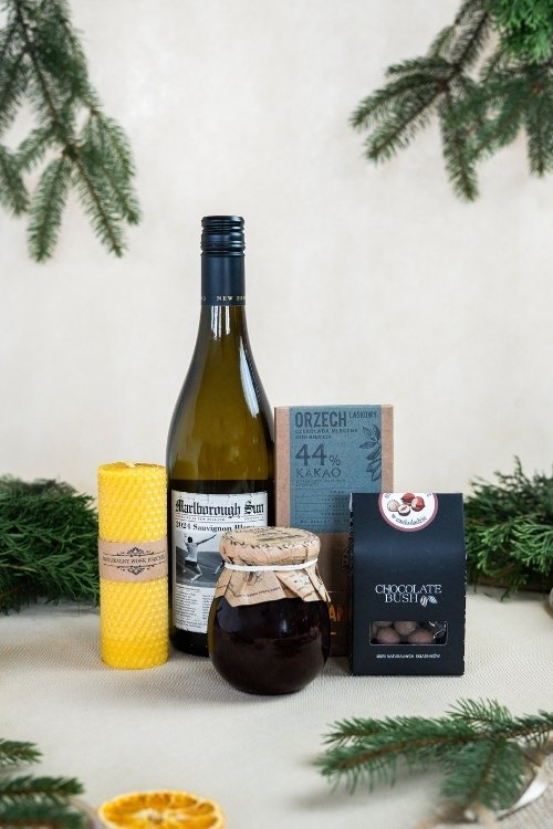 Zestaw prezentowy z winem &quot;Zima na Antypodach&quot;